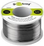 goobay L&ouml;tzinn Bleifrei 0.56mm f&uuml;r SMD & Platinen, 100g Profi L&ouml;tdraht mit