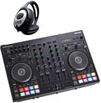Roland DJ-707M Mobiler DJ-Controller Mischpult + keepdrum Kopfh&ouml;rer