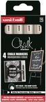 Uni-Ball - Fenster- & Kreidemarker Set PWE-5M 4 Marker Wei&szlig;