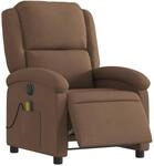 vidaXL Massagesessel Elektrisch, Sessel Verstellbare R&uuml;ckenlehne Fu&szlig;teil,