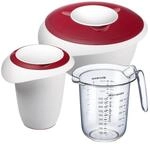 Westmark Back-Set, 3-tlg.: 1 R&uuml;hrsch&uuml;ssel 2,5 l, 1 Quirltopf 1 l, 1 Messkanne 1 l,