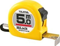Tajima Bandma&szlig; Hi Lock (L&auml;nge 5 m, Breite 16 mm, ABS Geh&auml;use, beschichtetes