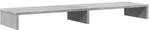 vidaXL Monitorst&auml;nder Betongrau 100x27x10 cm Holzwerkstoff