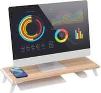 Techly 368352 Monitorst&auml;nder Universal & Ergonomisch Beige
