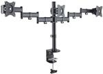 conecto CC50285 Schreibtischhalterung f&uuml;r 3 Monitore 33-69 cm (13-27 Zoll),...
