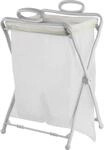 Brunner Abfalleimer, faltbar, Kunststoff, hellgrau/wei&szlig;, 0,08 kg, offen,...