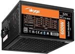 Akyga ATX Netzteil 600W AK-C2-600 Semi-Modular P4+4 2X PCI-E 6+2 pin 5X SATA 3X Molex