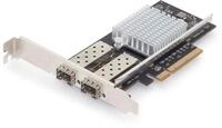 DIGITUS SFP+ Netzwerkkarte PCIe &ndash; 10 Gigabit Ethernet &ndash; 2-Port PCI-Express