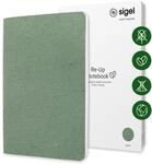 SIGEL RU102 veganes Notizbuch A5 kariert aus Kaffee/Baumwollresten, dickes 100 g