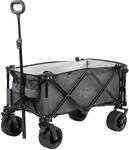 Zelsius Bollerwagen faltbar | Grau | Transportwagen, Handwagen,...