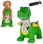 JAMARA 466007 H&uuml;pftier Dino mit Fl&uuml;gel HoppyDoo - Spielzeug f&uuml;r Kinder,