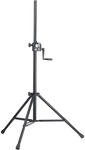 K&M 21302 Boxenstativ Schwarz aus Stahl, Starline &ndash; mit Kurbelgetriebe und