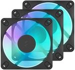 Fractal Design - Dynamic 3 &ndash; 12 RGB 3-Pack Black