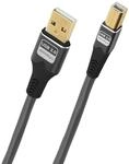 OEHLBACH USB Pulse AB - USB Typ A auf Typ B Kabel - 480 Mbps Datenrate, TPE-Mantel,