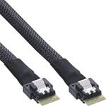 InLine Slim SAS Kabel, SFF-8654 4i zu SFF-8654 4i, internes High-Speed
