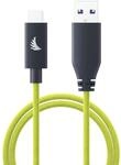 Angelbird USB-A-to-C 3.2 Solid Flex&trade; Cable Lime - 32 cm - Full-Featured - f&uuml;r bis