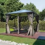 GARMIO&reg; Pavillon 3x3m Garten &Uuml;berdachung mit Polycarbonat - Dach &...