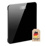Intirilife Digitale Personenwaage &ndash; K&ouml;rperwaage aus Sicherheitsglas, gro&szlig;es...