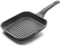 LACOR - 24125 - Grillpfanne glatt Eco Stein 24 cm - schwarz