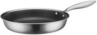 M&Auml;SER Hestia, Bratpfanne 28 cm, Edelstahl keramikbeschichtet mit Wabenstruktur,