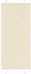 vidaXL Plissee Creme 90x200 cm Stoffbreite 89,4 cm Polyester, Faltrollo,...