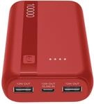 Cellularline Powerbank 10000 mAh mit USB-C In/Out + 2 USB-A-Anschl&uuml;ssen &ndash;