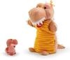 Trudi Puppets TUDG4000 Handpuppe Dinosaurier mit Baby ca. 25cm (Gr&ouml;&szlig;e S), Stofftier