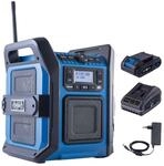 Scheppach Akku Baustellenradio C-DAB30-X | Empfang DAB+ & FM, Audio Bluetooth &...