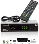 PremiumX Kabelreceiver DVB-C FTA 531C Digital FullHD SCART HDMI USB Mediaplayer,