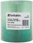 Verbatim CD-R 700MB Therma Printable 100PK WRAP, 43792
