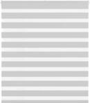 vidaXL Doppelrollo Hellgrau 125x150 cm Stoffbreite 120,9 cm Polyester,...