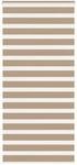 vidaXL Doppelrollo Sandbraun 95x200 cm Stoffbreite 90,9 cm Polyester,...