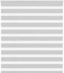 vidaXL Doppelrollo Hellgrau 120x100 cm Stoffbreite 115,9 cm Polyester,...