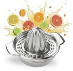 Chefkoch trifft Fackelmann Zitronenpresse aus Edelstahl (425ml) &ndash; 2-teilige