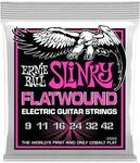 Ernie Ball Super Slinky Flatwound E-Gitarrensaiten St&auml;rke 9-42