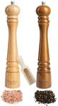 Creative Home Gro&szlig;e Salz Pfefferm&uuml;hle Holz | Set von 2 M&uuml;hlen 31,5cm H&ouml;he