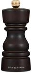 Cole & Mason H233015 London Salzm&uuml;hle, mit Einstellbarem Mahlwerk, Schokolade Holz,
