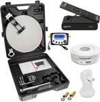Premium X Camping Satelliten Anlage komplett Satellitensch&uuml;ssel HD TV Receiver