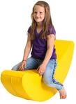 IGLU SOFT PLAY Softbausteine Schaukelpferd Banane Forme Schaukeltier
