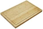 ORGA-BOX Schneidebrett aus 100% Bambus XXXL | 61x40,5x3,2 cm massives...