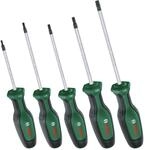 Bosch Schraubendreher-Set TX, 5-teilig (Hochwertiger Schraubenzieher- Satz f&uuml;r