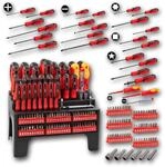 Kestek Schraubendreher Bit Set 101 tlg Chrom Vanadium Werkzeug Set 265 mm