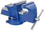 Wiltec Schraubstock Heavy Duty 125 mm Klemmbacke, Spannwerkzeug mit Amboss f&uuml;r