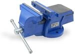CCLIFE Feststehend Schraubstock Gusseisen 100/125/150 mm f&uuml;r Werkbank