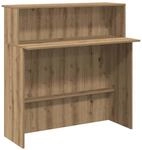 vidaXL Empfangstheke Artisan-Eiche 100x50x103,5 cm Holzwerkstoff,...