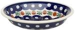 Redecker Original Bunzlauer Keramik Seifenschale, handbemalt, Rund, Blue/White,