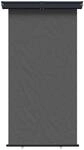 vidaXL Balkon Seitenmarkise 100% Polyester Eisen Stahl, Outdoor-Abdeckung,