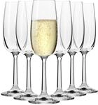 KROSNO Sekt- und Proseccogl&auml;ser Kollektion Pure, 6er Set, 175 ml