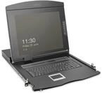 DIGITUS 19" KVM-Konsole - FullHD - 16 Port VGA-Switch - GE -Tastatur - f&uuml;r 19 Zoll