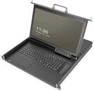 DIGITUS 17" KVM-Konsole - FullHD - 8 Port HDMI-Switch - GE -Tastatur - f&uuml;r 19...